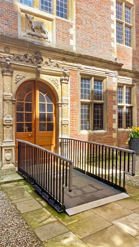 Blickling Hall ramp and doorway entrance